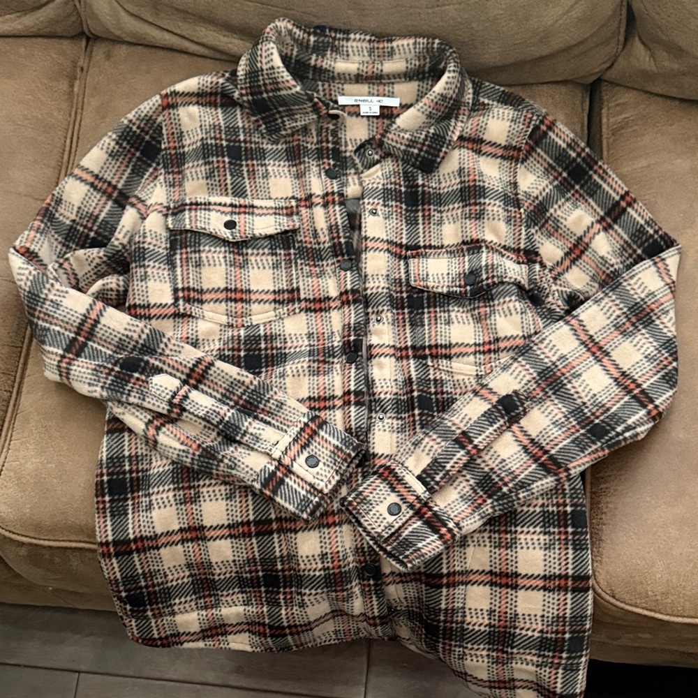 Plaid Button-Up Shirt